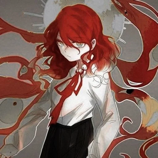 arte de anime, scarlett ayler, personagens de anime, desenhos de arte de anime, oracle scarlet é adicionado por charlotte