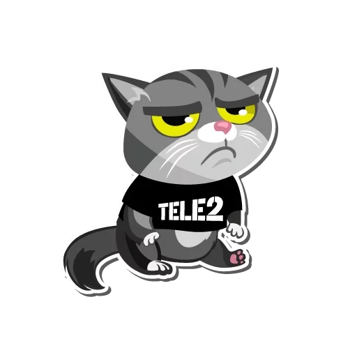 gato, tele2, tv de chão 2