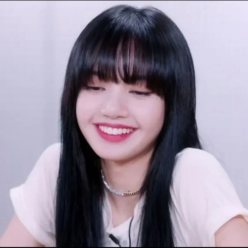 filles, chanteur pop, blackpink lisa, jolie fille, lisa blackpink 2020 cheveux noirs