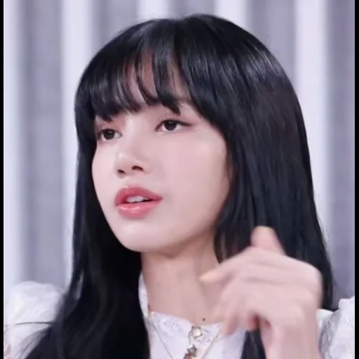 girl, black powder, lisa blackpink, fox blackpink 2020, lisa blackpink 2020 black hair