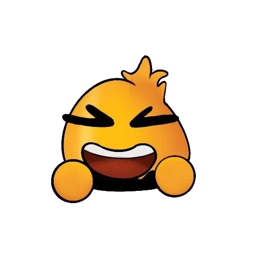 anime, emoticon facciali, engry berdz orange