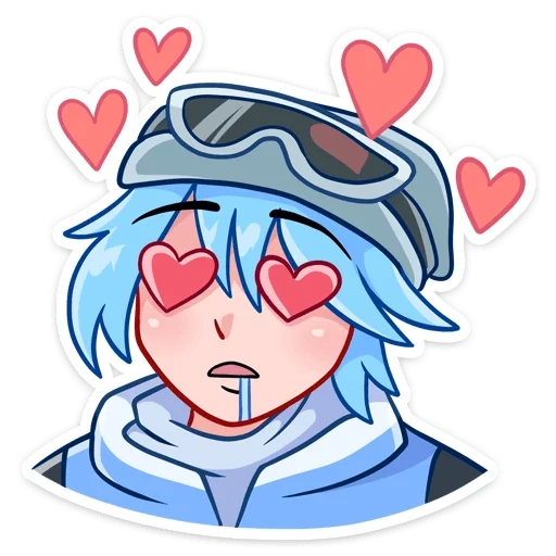 ghiaccio, anime, emoticon di emoticon