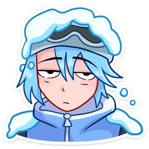 hielo, anime, invierno