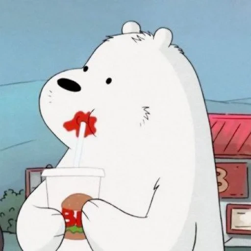 bare bears, the bear is cute, the whole truth about bears, bare bears aesthetics of white, icebear we bar bears heart