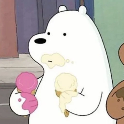 bare bears, toda la verdad sobre el oso, we bare bears ice bear, red de dibujos animados sobre la verdad completa del oso, blanco toda la verdad sobre la estética del oso