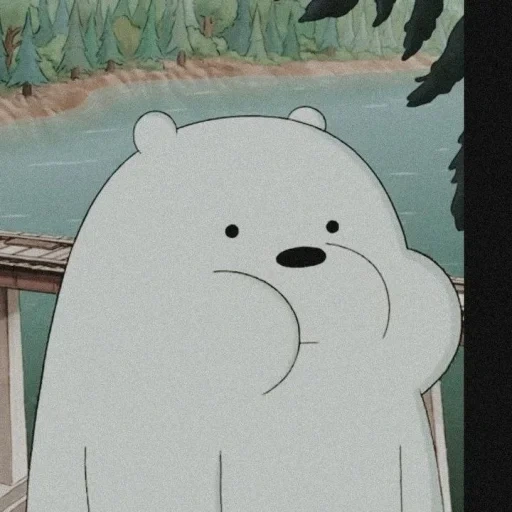 oso de hielo, pacifit, foto ice bear saad, toda la verdad sobre el oso, ice bear we bare bears