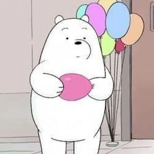 icebear lizf, caricatura de oso blanco, toda la verdad sobre el oso, we bare bears ice bear, oso de hielo nuestro corazón de oso desnudo