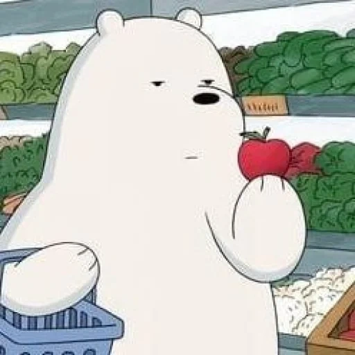 young woman, the bear is white, the whole truth about bears, ice bear we bare bears, we bare bears cartoon 2020