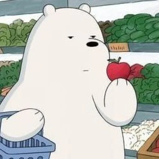 chica, oso blanco, toda la verdad sobre el oso, ice bear we bare bears, we oso desnudo caricatura 2020