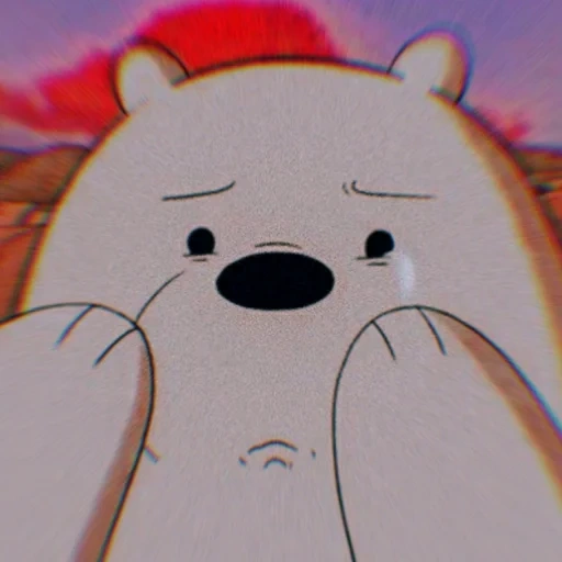 bare bears, toda a verdade sobre o urso, cartoon urso polar, ice bear we bare bears, cartoon urso polar triste