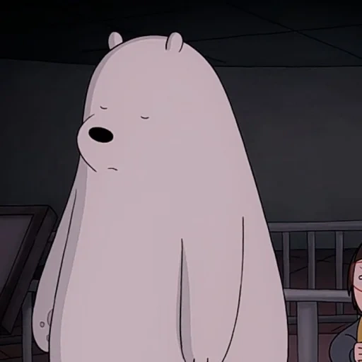 медведь, рисунок, вся правда о медведях, we bare bears ice bear, we bare bears белый медведь