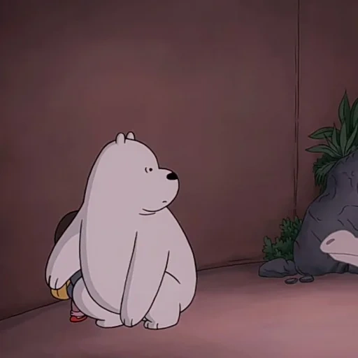 a toy, bare bears, the whole truth about bears, white bully all the truth about bears, we bar bears aesthetic white bear