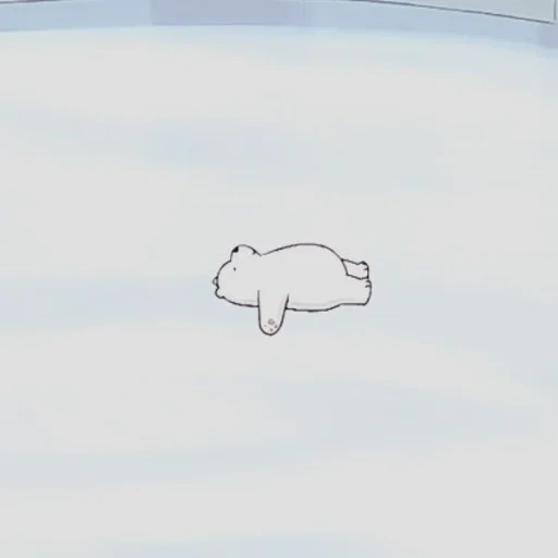 urso, urso polar, urso polar, urso branco de desenho animado, ilustração do urso branco