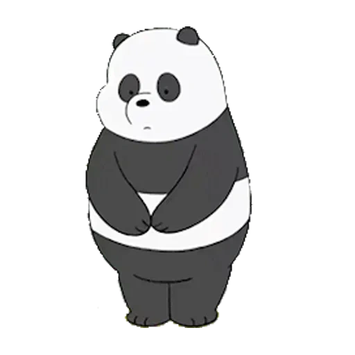 der panda panda, nackter bär panda, we naked bear panda
