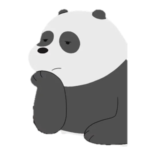 panda, panda mignon, ours panda, we naked bear panda, panda cartoon network wiki