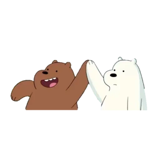 bare bears, polar bear, cubs are cute, we are ordinary bears, white's whole truth about bears