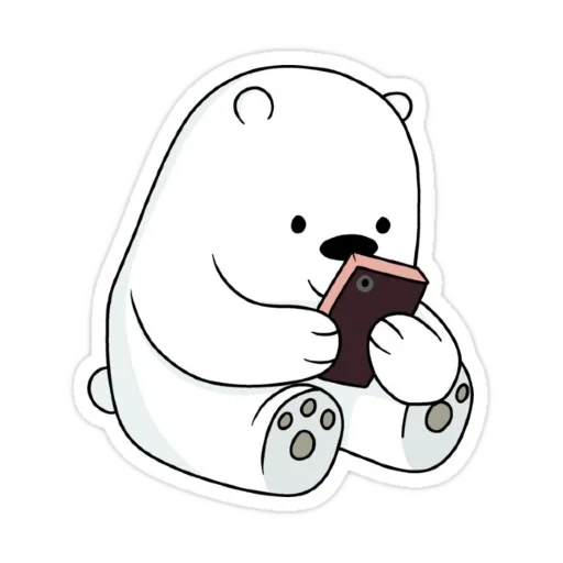 toute la vérité sur les ours, icebear lizf autocollants, kawyaya white bear, mug we bare bears ice bear, we bare bears ice bear