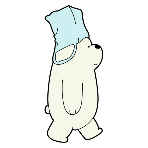 icebear nous ours nus, ice bear we bars bars, bear cher, merry bear, fond d'écran avec un ours de dessin animé