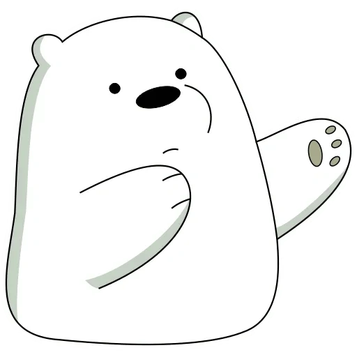 white bear, icebear lizf, stickers white bear, white stickers, the whole truth about bears