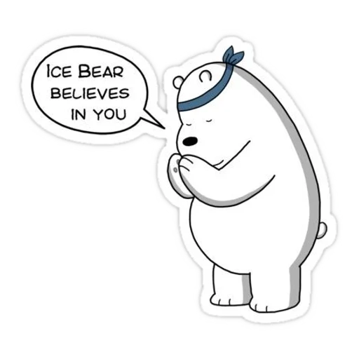 toda la verdad sobre los osos, oso es blanco, we bare bears bear oso, osos desnudos, beyrs beyrs white bear