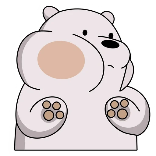 the whole truth about bears white baby, cartoon bear, we bare bears white aesthetics, the whole truth about bears, we bare bears ice bear