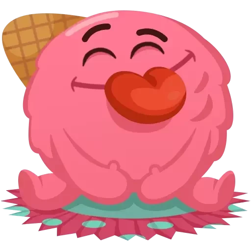 delicious, pink, ice cream, rose flo brue transparent background