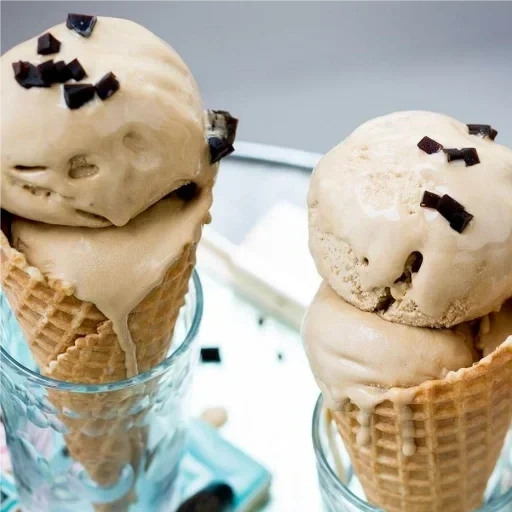 es krim 2, aiskrim aiskym, es krim kembar, ice cream freeze, es krim dengan kue cokelat