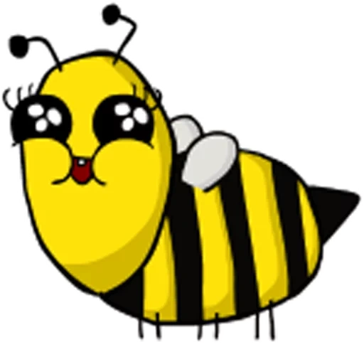lebah, lebah yang lucu, lebah lebah, lebah lebah tawon, kartun bumblebee yang menebal