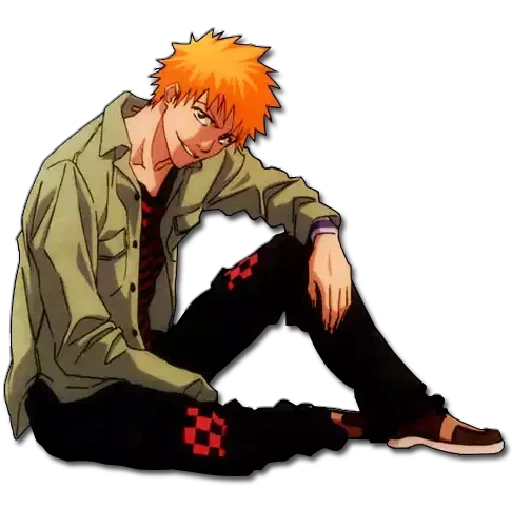 claquement, ichigo chad, ichigo kurosaki, studio pierrot, ichigo kurosaki pour les vêtements ordinaires