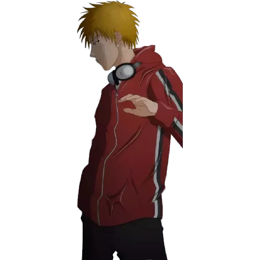 anime boy, anime man, ichigo kurozaki, i personaggi degli anime, naruto capelli corti