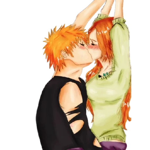 kobayashi yiwu, kurosaki, blich ichigo orihime, o amor de um meu orihime, orihime em kurosaki iwuji