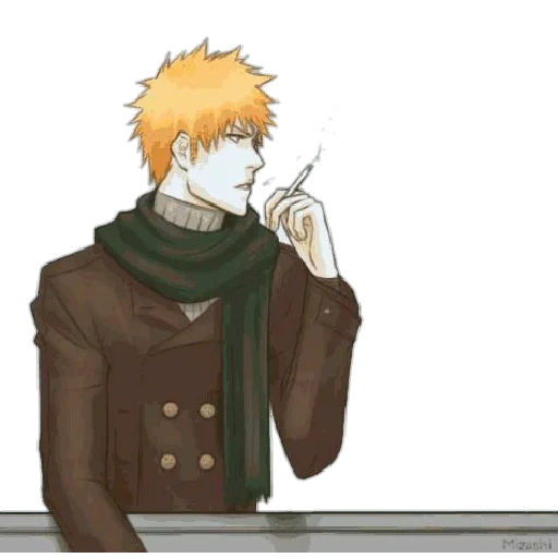 fugaz, hichigo, ichigo kurosaki, perfil de ichigo kurosaki, teto cubo masashi kisimoto