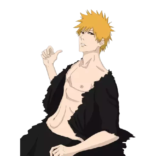 blich, ichigo kurosaki, torso ichigo kurosaki, ichigo kurosaki fullbring, manga blich ichigo kurosaki