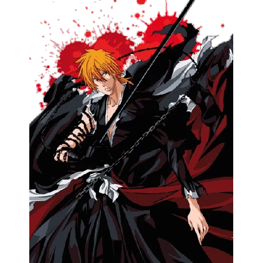 claquement, blich ichigo, ichigo kurosaki, ichigo kurosaki art, blich ichigo kurosaki