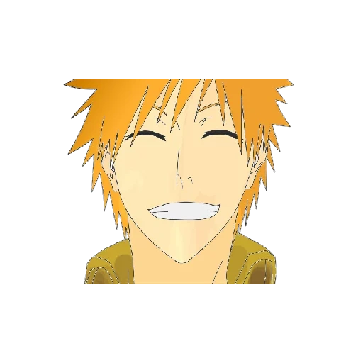 ein graben, ichigo kurosaki, ein bruder lächelte, blich ichigo lächelt, ein bruder anime smile