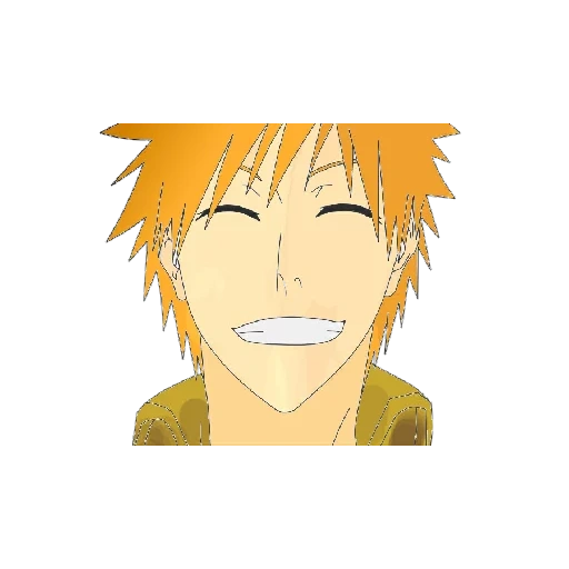 ichigo, ichigo kurosaki, ichigo smiles, blich ichigo smiles, ichigo anime smiles