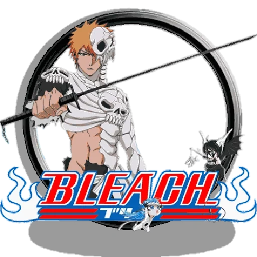 blich, blich logo, bleach anime, ichigo kurosaki, blich anime icon