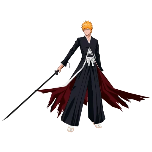 the flash, ichigo kurosaki, der blitz von ichigo kurosaki, kurosaki ichigo bunkai, kurosaki ichigo in voller höhe