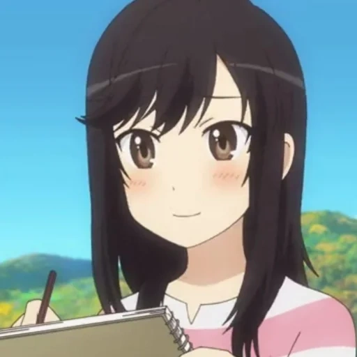 anime, anime, ichiko daejeon, i personaggi degli anime, non sono biyori hotaru