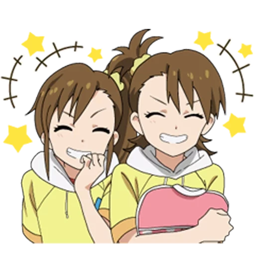 picture, the idolmaster, sister yui hirasava, idolmaster gemini, anime idolmaster gifs