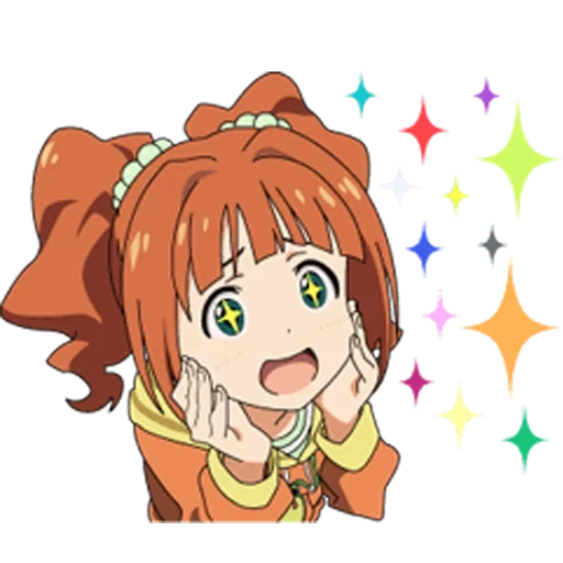 arte de animación, theidolmaster, yayoi takatsuki, personajes de animación, maestro ídolo de animación