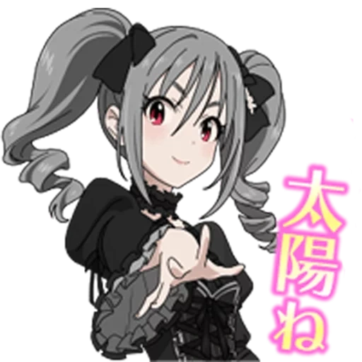 kanzaki ranko, dios lang lang hijo, theidolmaster, idol de animación