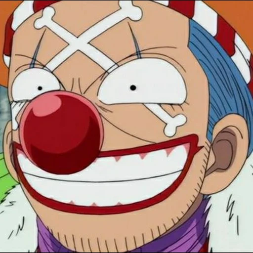 baggi clown, clown duggy d, baggi van pis, buggy one piece, clown baggi après timskip