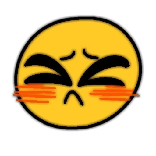 emoji itu manis, gambar tersenyum, emotikon itu lucu, emotikon populer, meme smiley itu lucu