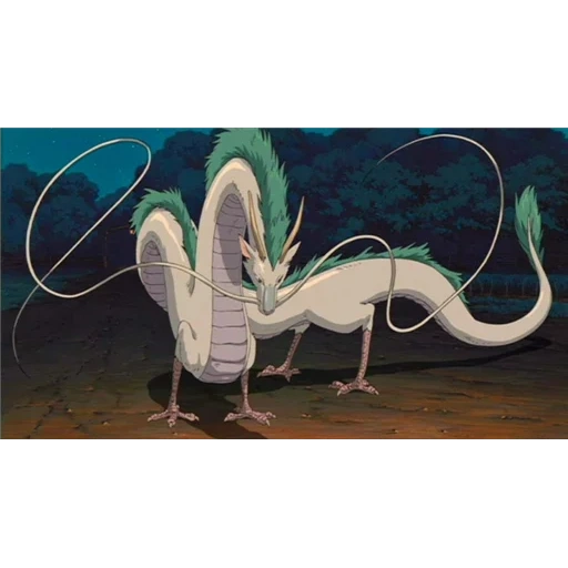 réalisé par les fantômes, dragon réalisé par des fantômes, dragon emporté par les fantômes, haku dragon emporté par les fantômes, hayao miyazaki emporté par des fantômes dragon