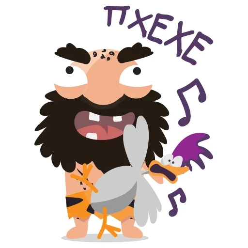 neanderthal, expression pack caveman, smiling face caveman, expression neanderthal, neanderthal icon