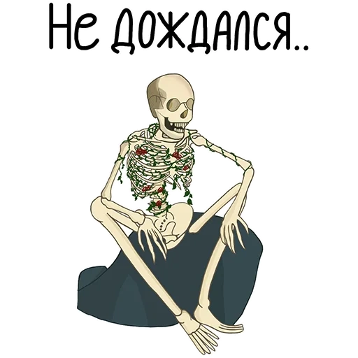 scheletro, mem scheletro, scheletro osseo, lo scheletro sta aspettando il meme, il mago della morte che non vuole il quarto capitolo 6