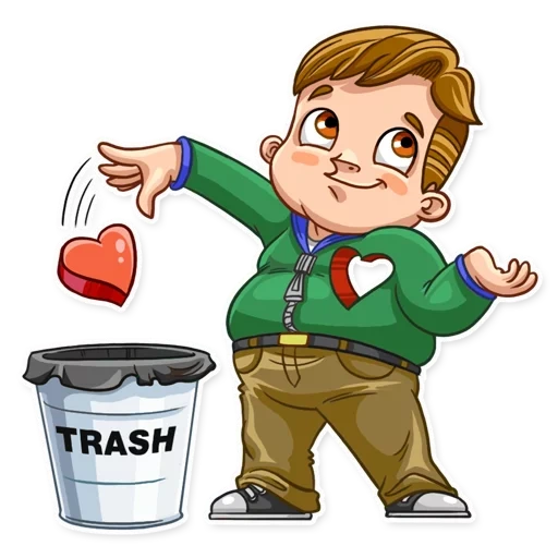 boy, earnings, the boy takes out the garbage, valentine's day
