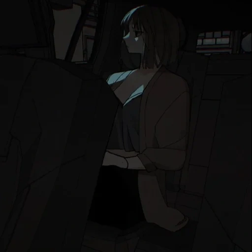 the people, the dark, cole frisk, anime glich, der schreckliche schrecken