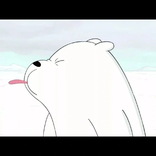 ours polaire, dessin animé d'ours blanc, toute la vérité sur les ours, orte-glace nous ours nus, dessin animé ours blanc